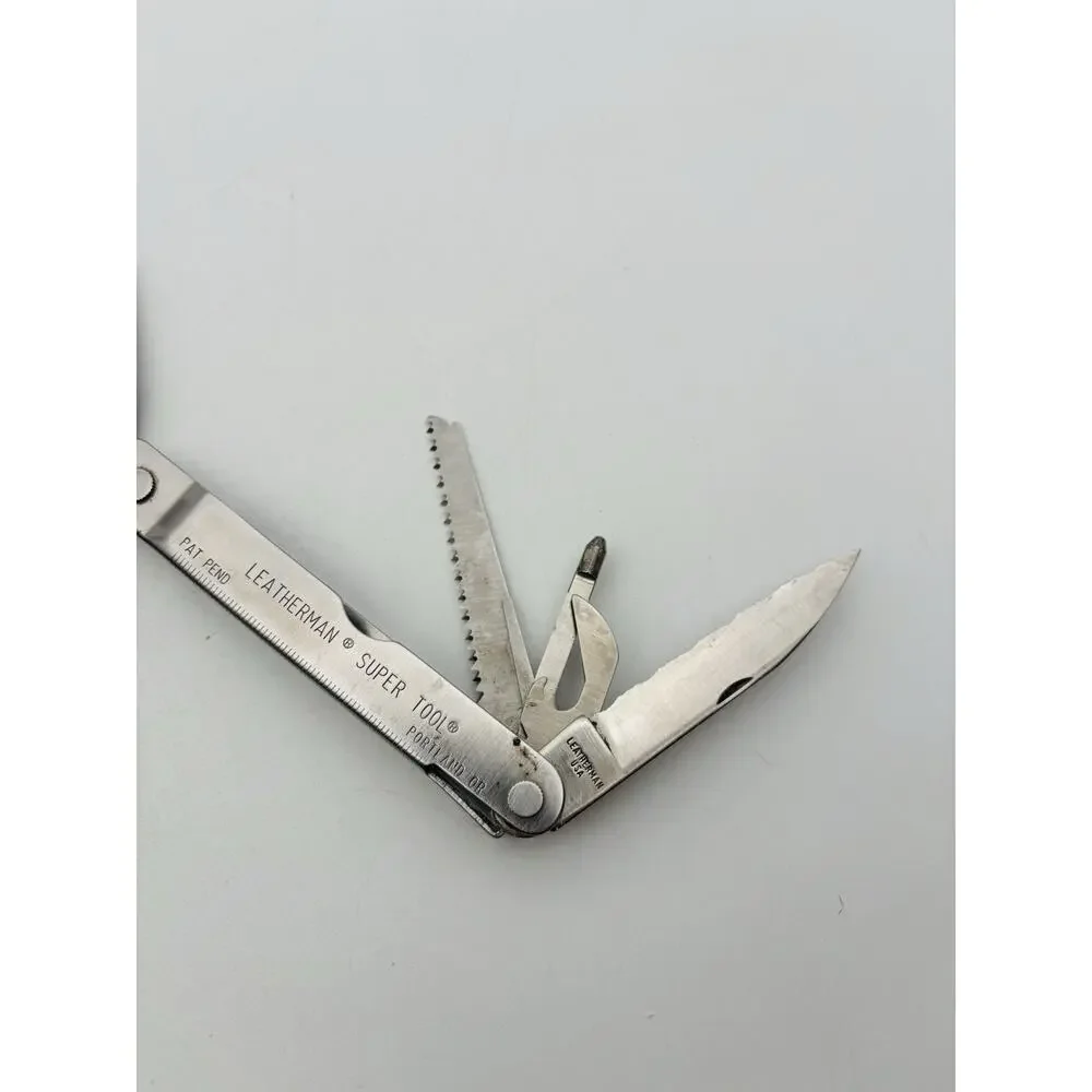 Leatherman Super Tool Original Multi-Tool, Pliers, Knife, Retired 08/97 USA